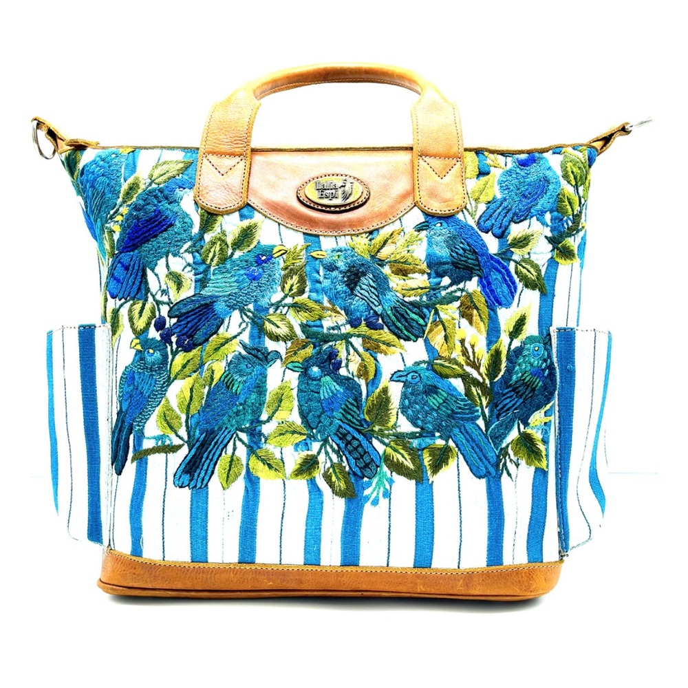 Boho embroidered Tote/crossbody/backpack ONE of KIND